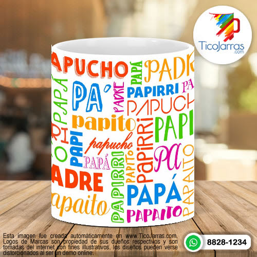 Tazas Personalizadas Feliz Día del Padre