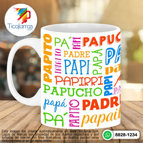 Jarras Personalizadas Feliz Día del Padre