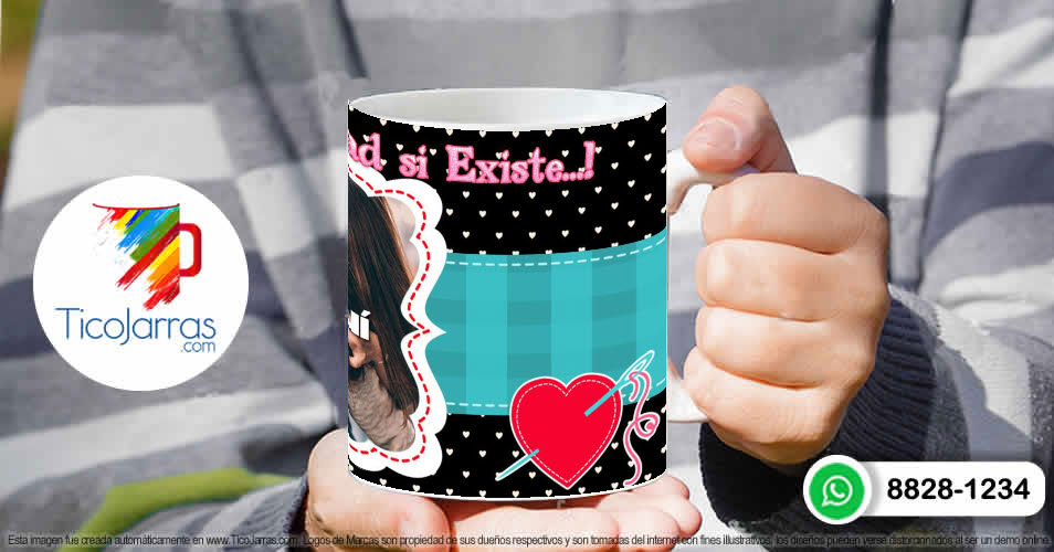 Tazas Personalizadas en Costa Rica Contigo la felicidad si existe