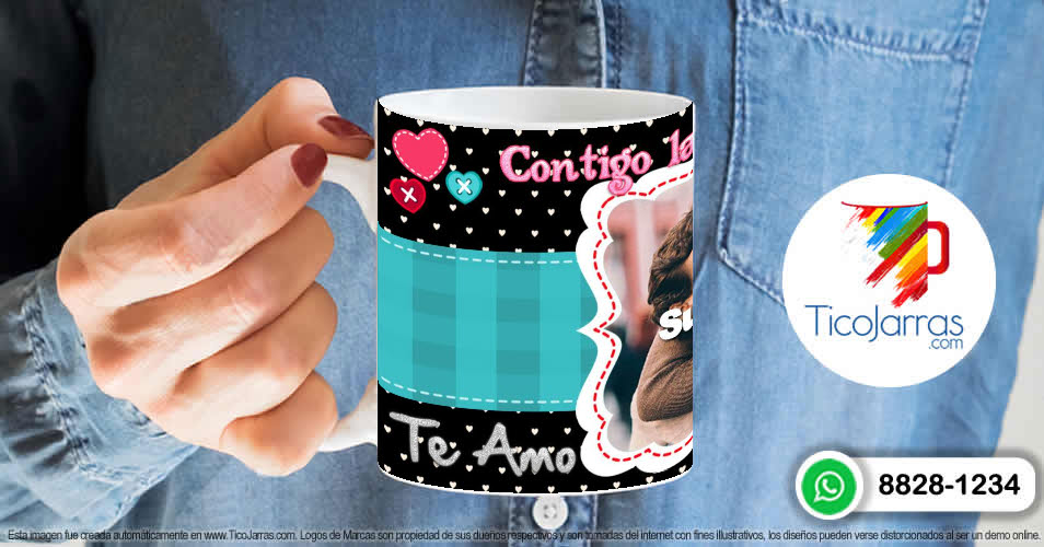 Artículos Personalizados Contigo la felicidad si existe