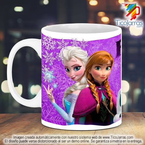 Jarras Personalizadas Jarra Pelicula Frozen