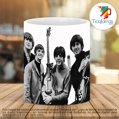 Tazas Personalizadas en Costa Rica The Beatles - El Grupo