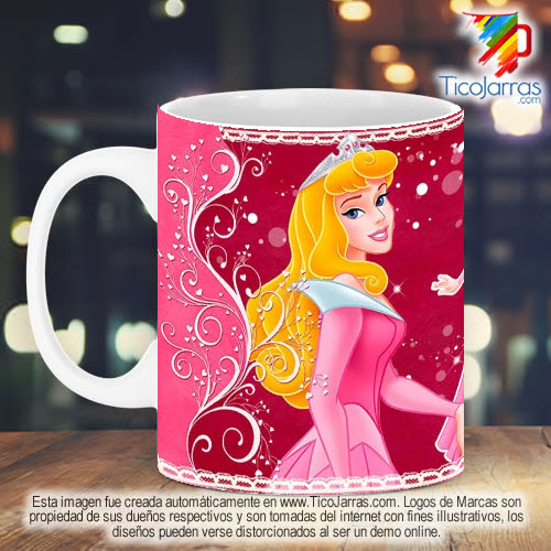 Tazas Personalizadas en Costa Rica Princesa Aurora