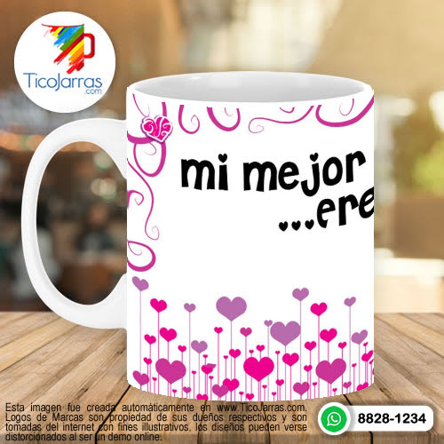 Tazas Personalizadas en Costa Rica Mi mejor historia eres Tu