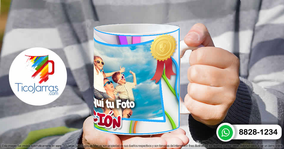 Tazas Personalizadas en Costa Rica Recuerdo de mi Graduación