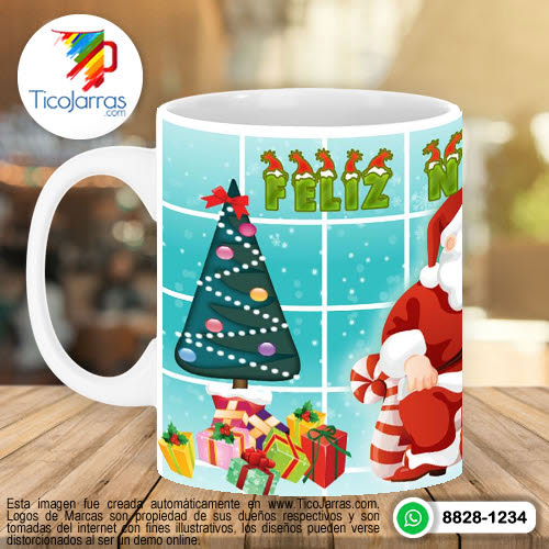 Jarras Personalizadas Taza de Navidad