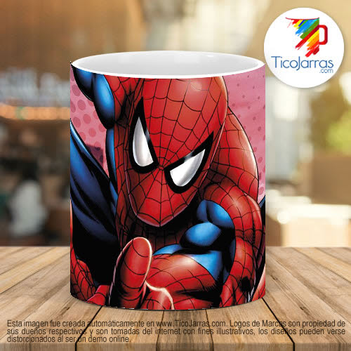 Taza Spiderman  Tazas personalizadas en Costa Rica