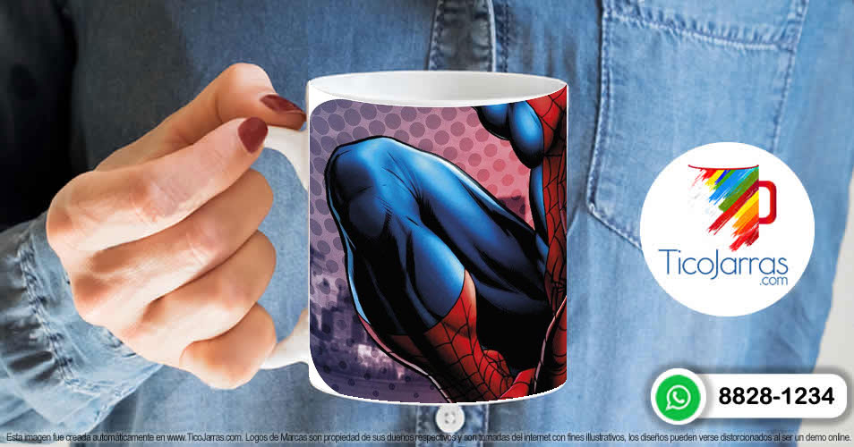 Artículos Personalizados Taza Spiderman