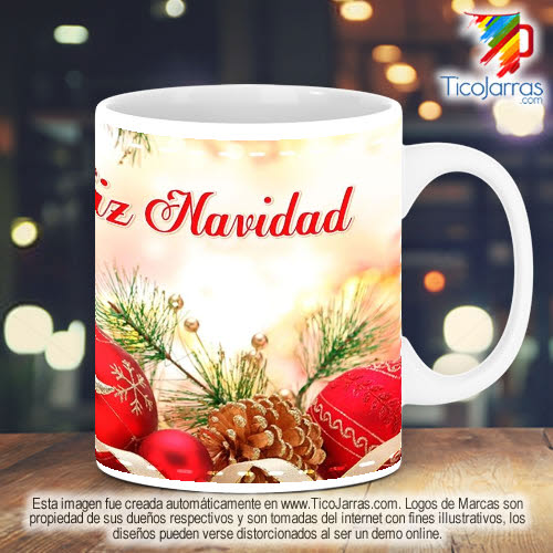 Tazas Personalizadas en Costa Rica Taza Navideña