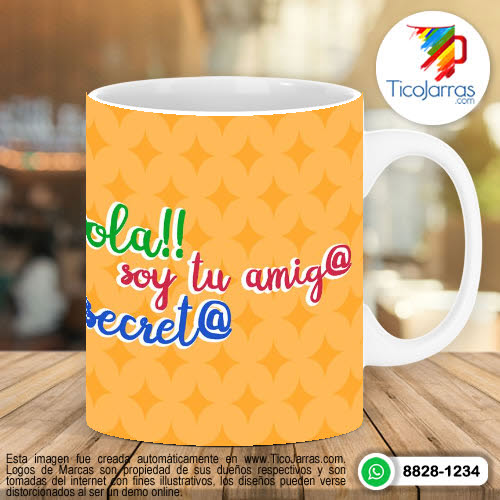 Tazas Personalizadas en Costa Rica Amigo Secreto