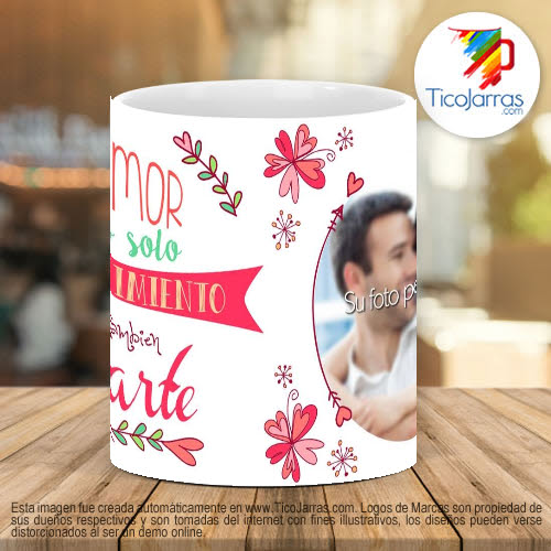 Tazas Personalizadas El Amor no es solo un sentimiento