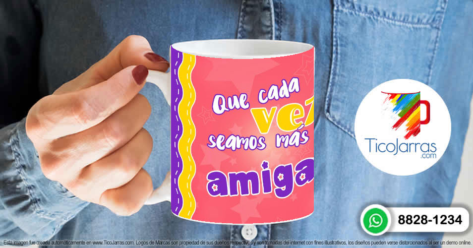 Artículos Personalizados Que cada vez seamos más Amigas