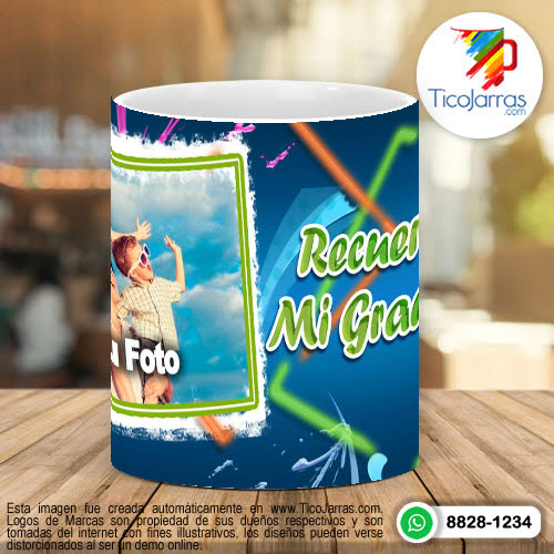 Tazas Personalizadas Recuerdo de mi Graduación