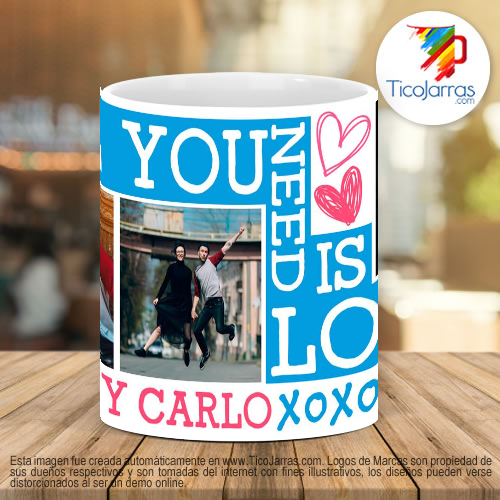 Tazas Personalizadas All you need is love