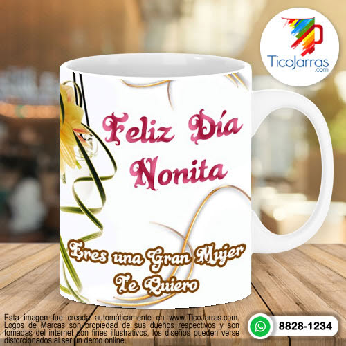 Tazas Personalizadas en Costa Rica Feliz Día Mamá