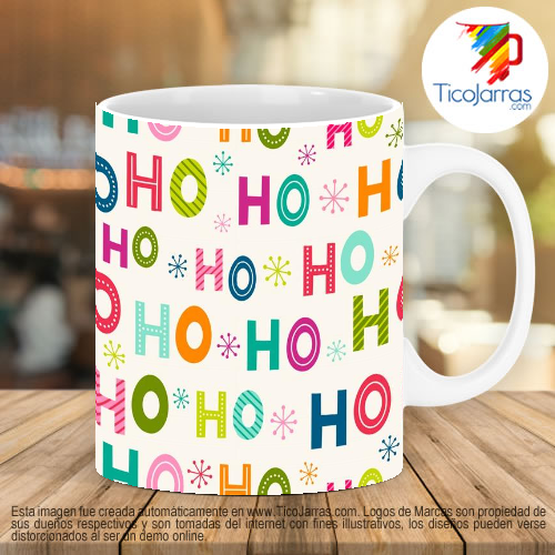 Diseños Personalizadas Taza con fondo Navideño