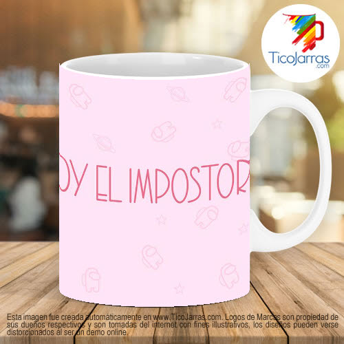 Tazas Personalizadas en Costa Rica Soy el Impostor