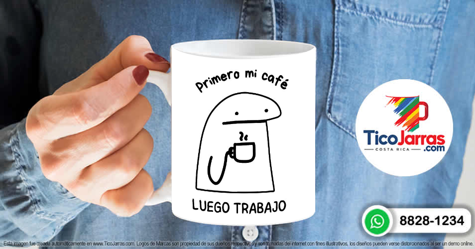 Flork - Primero el café luego trabajo - TicoJarras