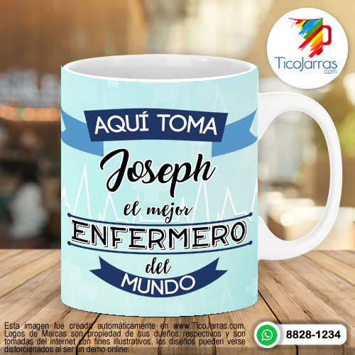 Tazas Personalizadas en Costa Rica Aquí Toma el Mejor Enfermero