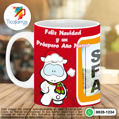 Jarras Personalizadas Taza de Navidad