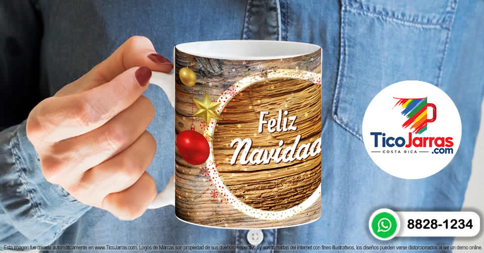 Taza Navideña - TicoJarras