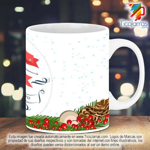 Diseños Personalizadas Taza Navideña