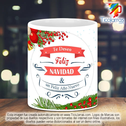 Tazas Personalizadas en Costa Rica Taza Navideña