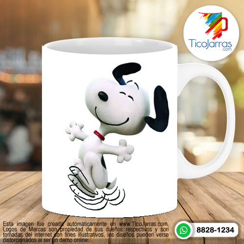 Tazas Personalizadas en Costa Rica Snoopy real