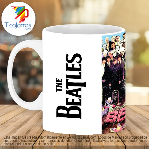 Jarra Personalizada The Beatles Lonely hearts