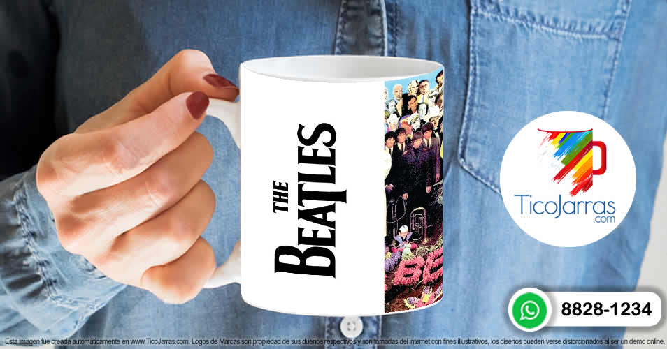 Artículos Personalizados Jarra Personalizada The Beatles Lonely hearts