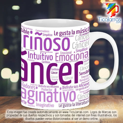 Diseños Personalizadas Signo del Zodiaco Cáncer