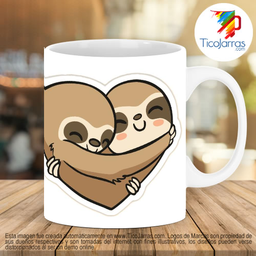 Tazas Personalizadas en Costa Rica Perezosos - SLOTH