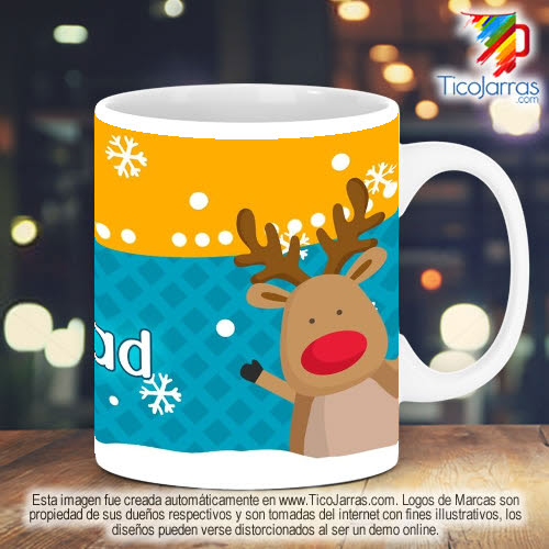 Diseños Personalizadas Taza Navideña