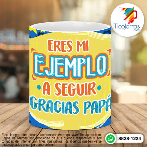 Tazas Personalizadas Eres mi Ejemplo a seguir