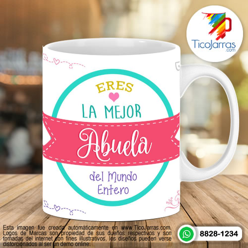 Diseños Personalizadas Feliz día de la abuelita