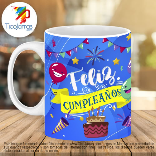 Jarras Personalizadas Feliz Cumpleaños