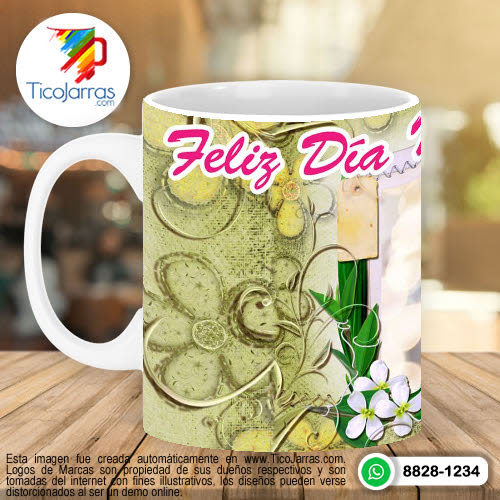 Jarras Personalizadas Feliz Día Mamá