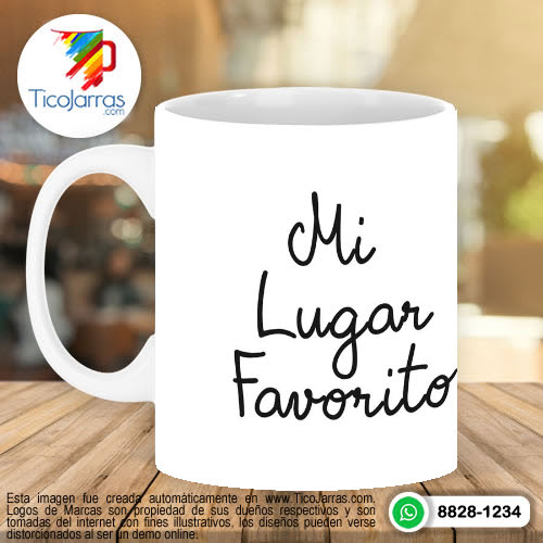 Jarras Personalizadas Mi lugar favorito