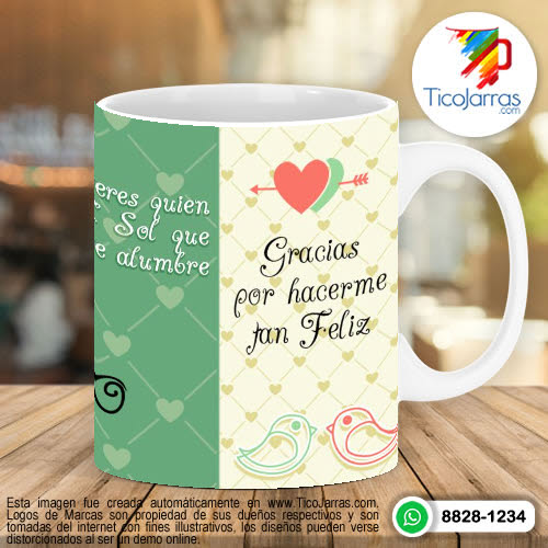 Tazas Personalizadas en Costa Rica te amo