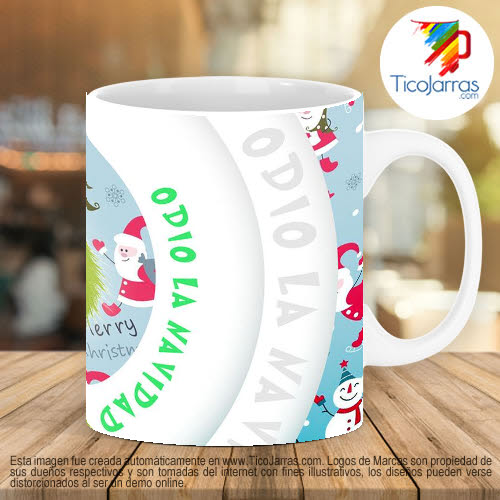 Tazas Personalizadas en Costa Rica Odio la navidad El Grinch