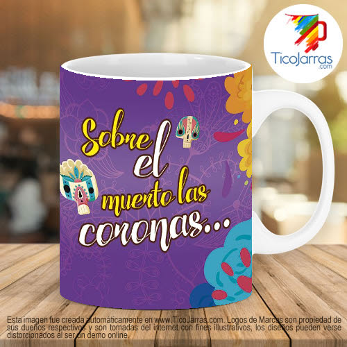 Diseños Personalizadas Sobre el muerto las coronas