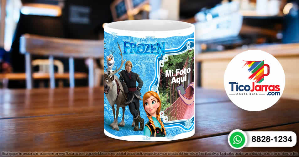 Jarra Frozen Personalizada - TicoJarras