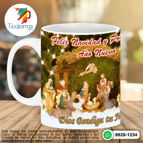 Jarras Personalizadas Taza de Navidad