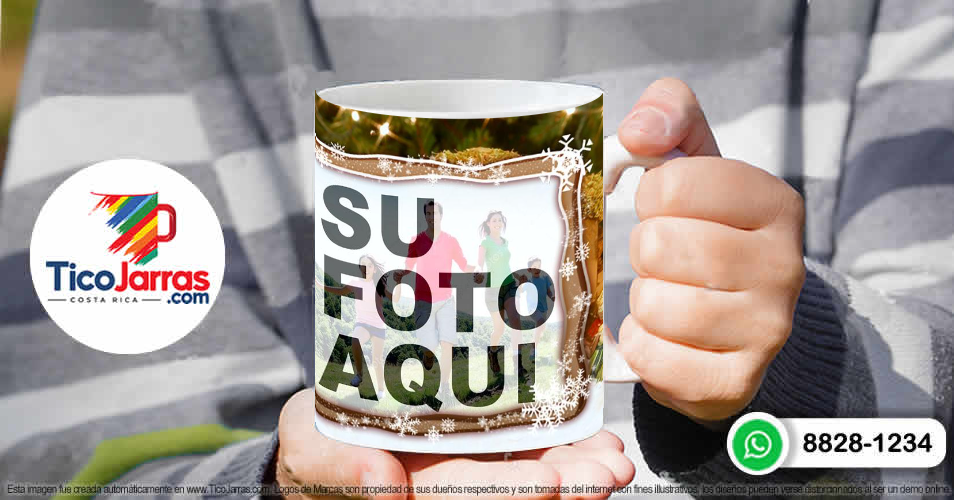 Taza de Navidad - TicoJarras