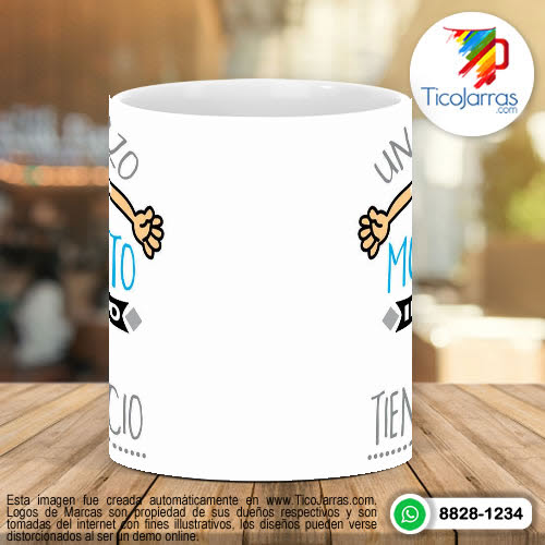 Tazas Personalizadas Un abrazo en el momento indicado 