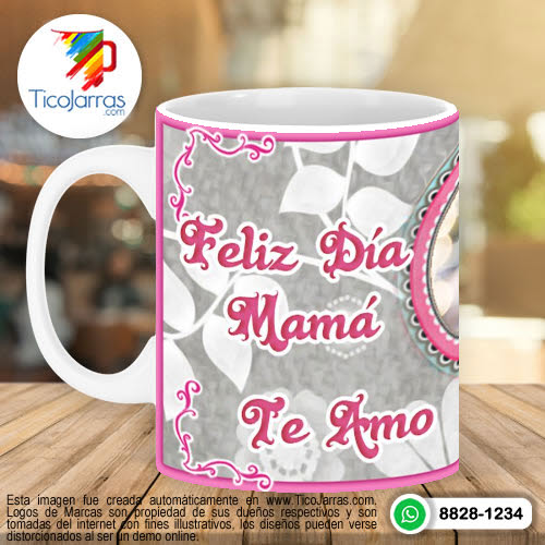 Jarras Personalizadas Feliz Día Mamá