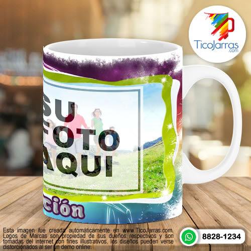 Tazas Personalizadas en Costa Rica Recuerdo de mi Graduación