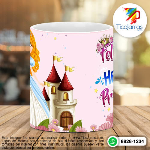 Tazas Personalizadas Princesa