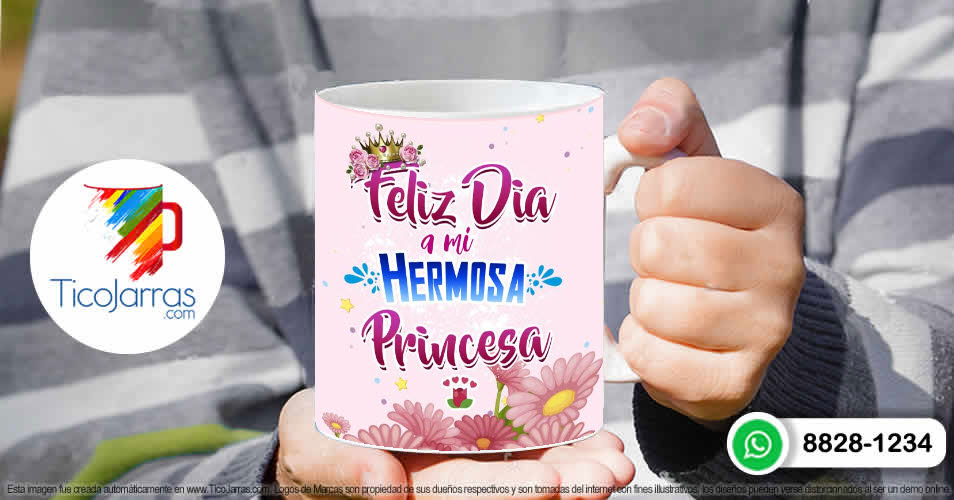 Tazas Personalizadas en Costa Rica Princesa