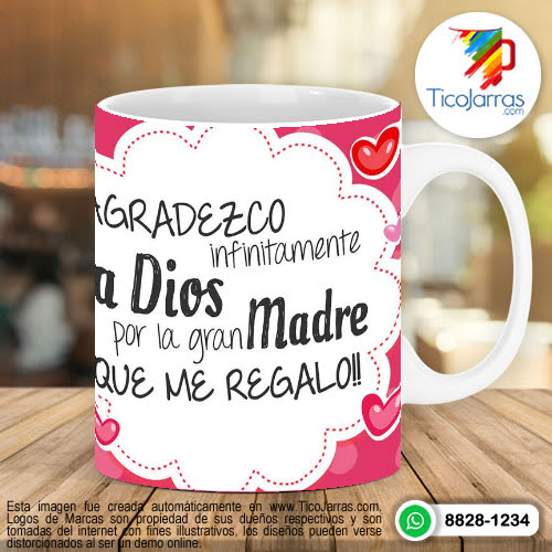 Diseños Personalizadas Agradezco a Dios la gran Madre que me Regalo